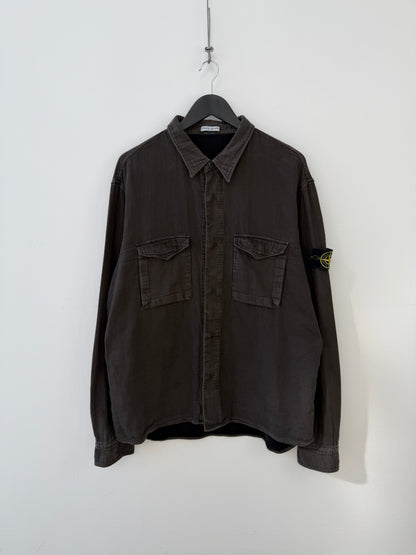 Stone Island AW06 Cotton Shirt | O/S, Faded Black