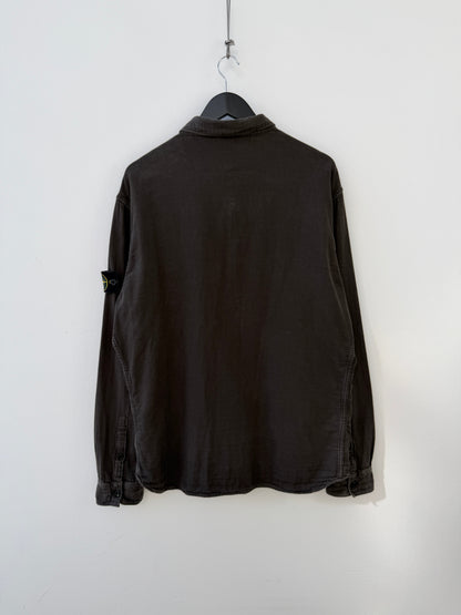 Stone Island AW06 Cotton Shirt | O/S, Faded Black