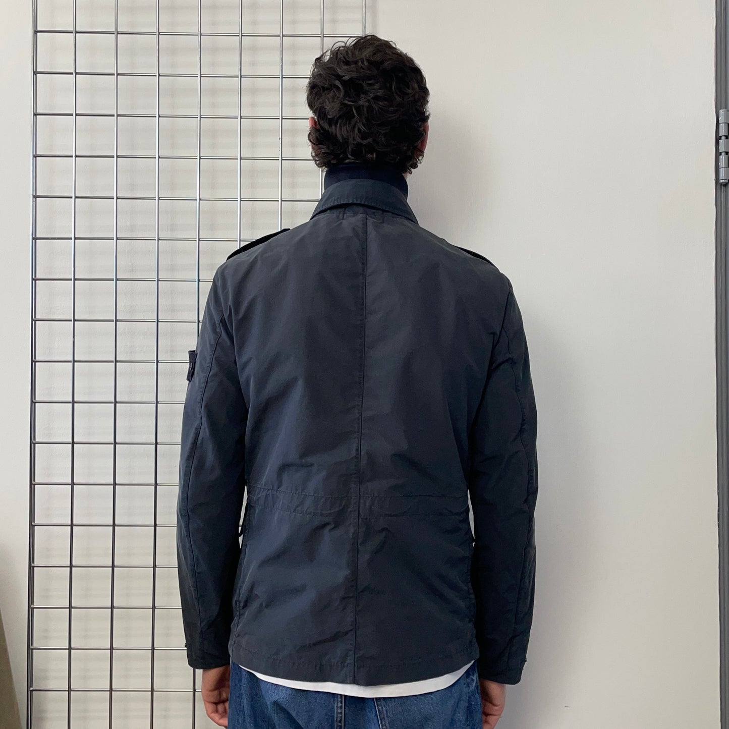 Stone Island Navy SS11 Micro Reps Field Jacket | Medium, Navy