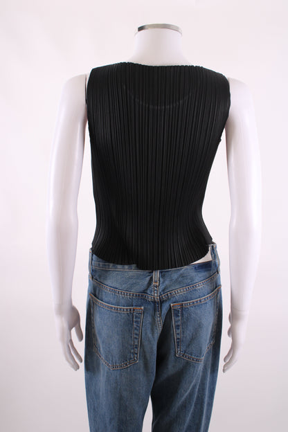 Pleats Please Top short sleeved Black S | Small, Black