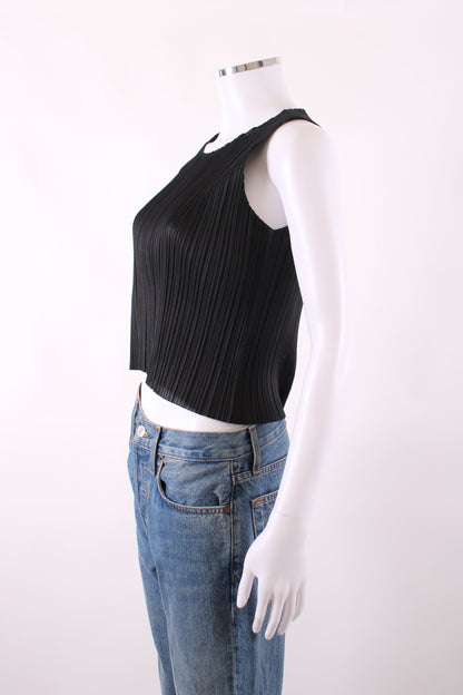 Pleats Please Top short sleeved Black S | Small, Black