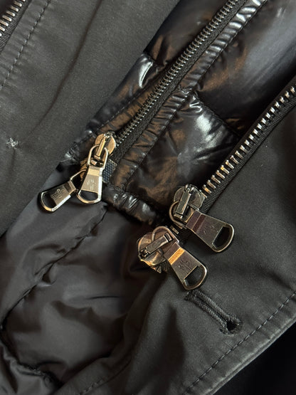 Moncler Black Modular Puffer Liner Technical Jacket