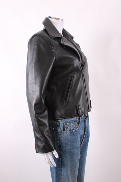 The Kooples Leather Jacket Black S | O/S, Black