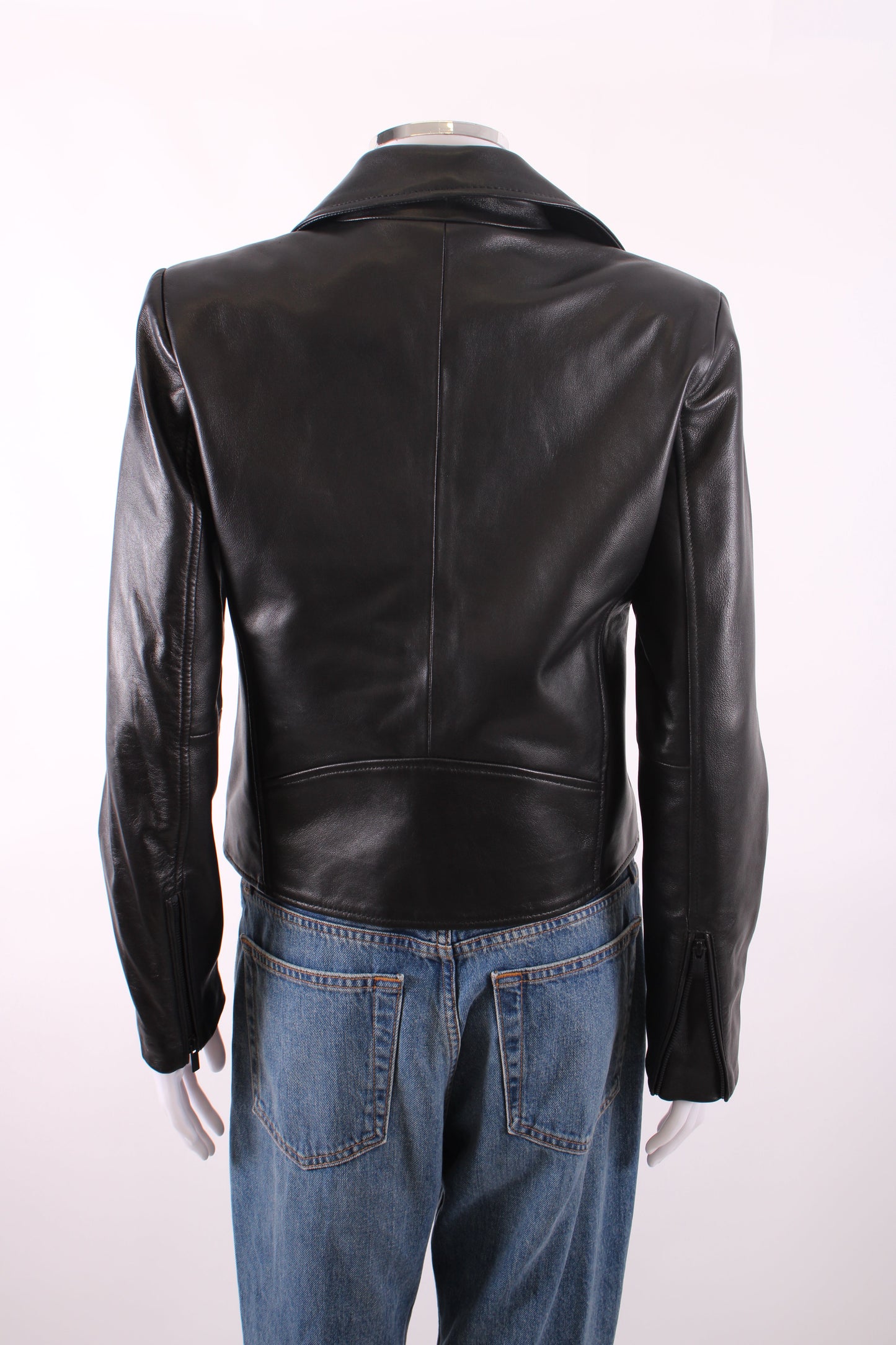 The Kooples Leather Jacket Black S | O/S, Black
