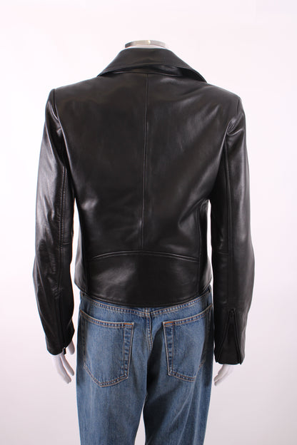 The Kooples Leather Jacket Black S | O/S, Black