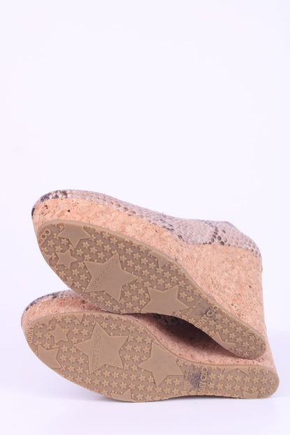 Jimmy Choo Snake print open toe wedges Snake Print 39 | UK 6, TBD