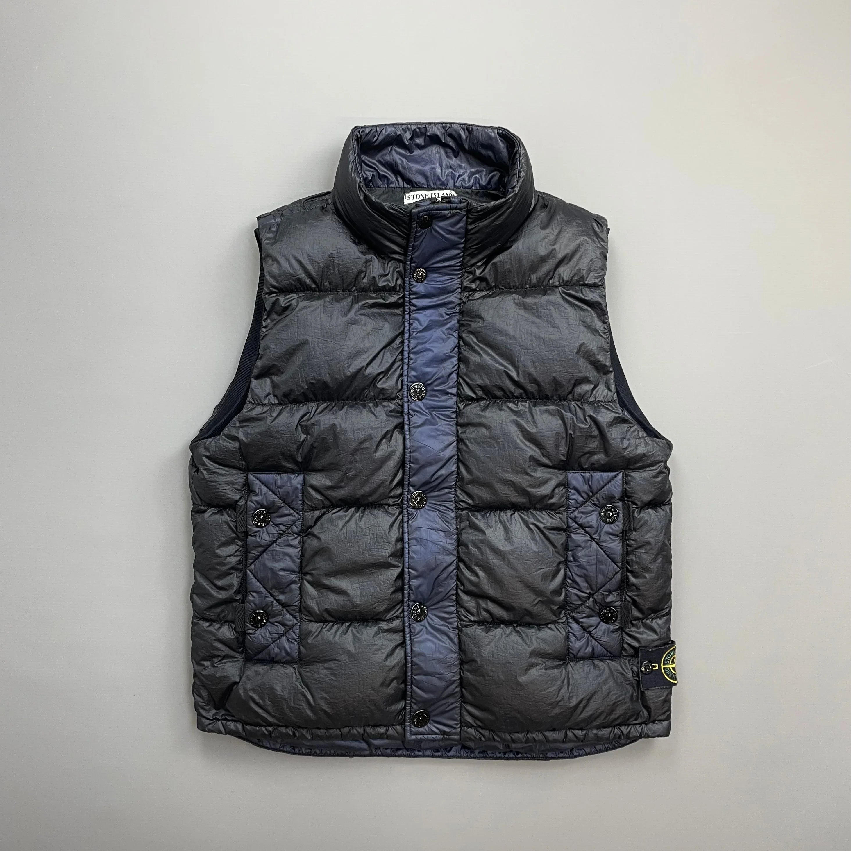 Stone Island Navy & Black AW11 Two-Tone Nylon Garment Dyed 26GR X