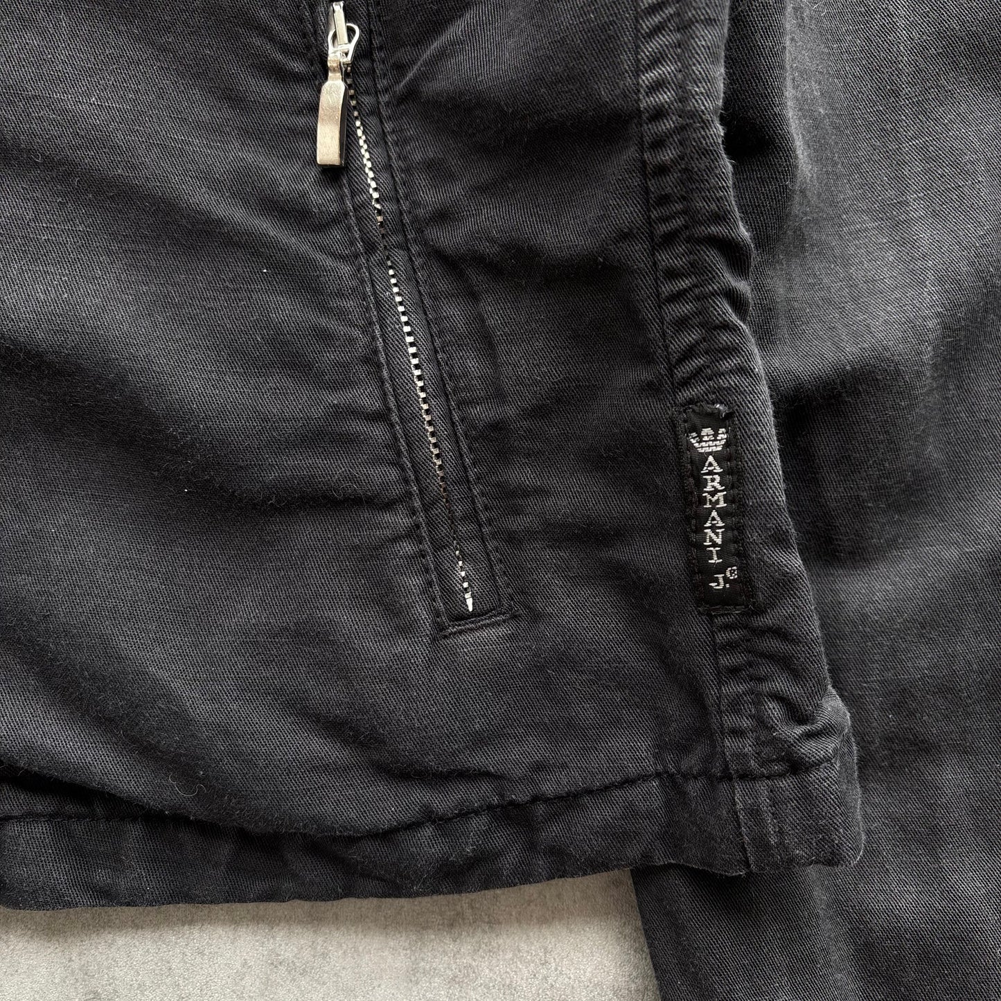 ARMANI BIKER JACKET | O/S, Black