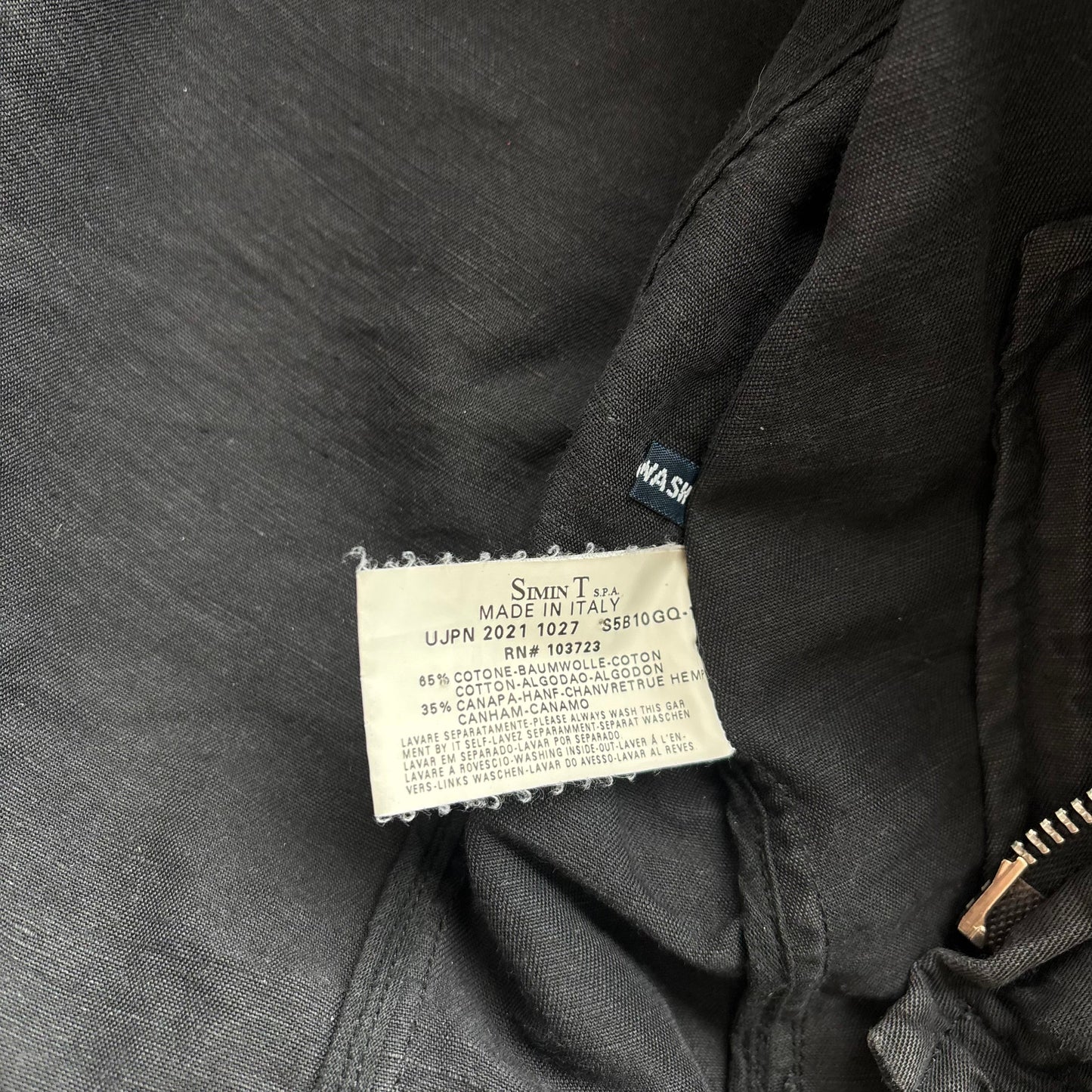 ARMANI BIKER JACKET | O/S, Black