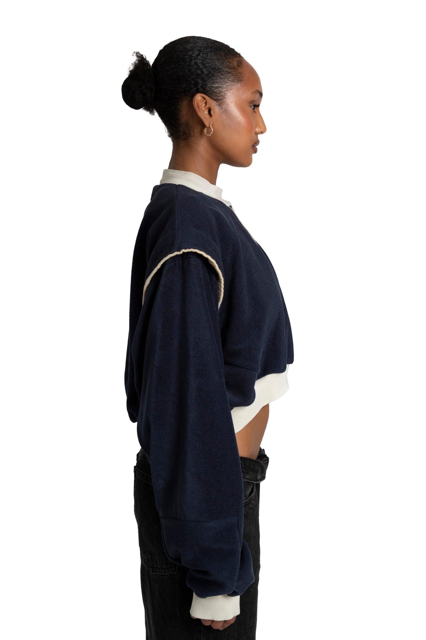 VT Rework: Dior Velvet Panelled Sweater