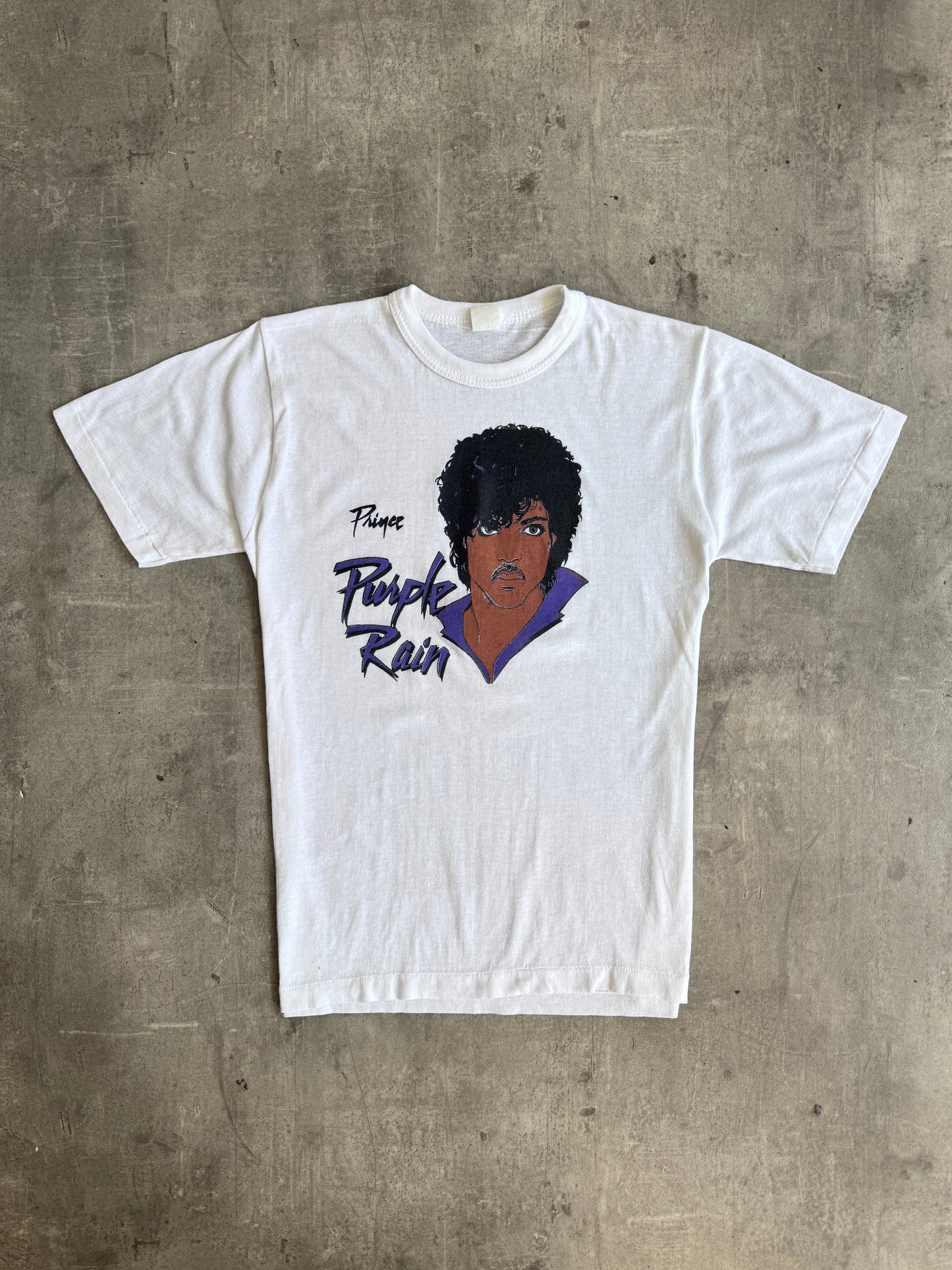 1980's Single Stitch Prince "Purple Rain" Tour Promo Graphic Tee