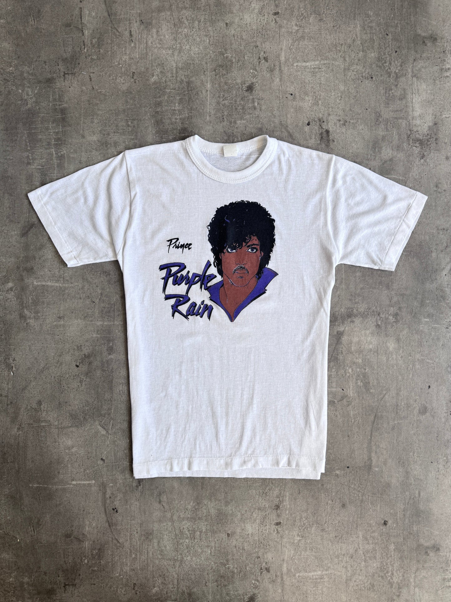 1980's Single Stitch Prince "Purple Rain" Tour Promo Graphic Tee