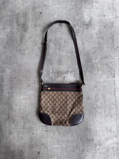 Gucci Monogram Canvas Mayfair Crossbody Bag