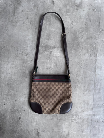 Gucci Monogram Canvas Mayfair Crossbody Bag