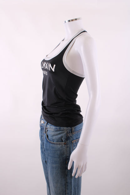 Balmain Racer Back Vest Black/White 36 | O/S, Black