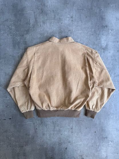 Beams Faded Tan Cotton Blouson Jacket | Default Title, Multicoloured