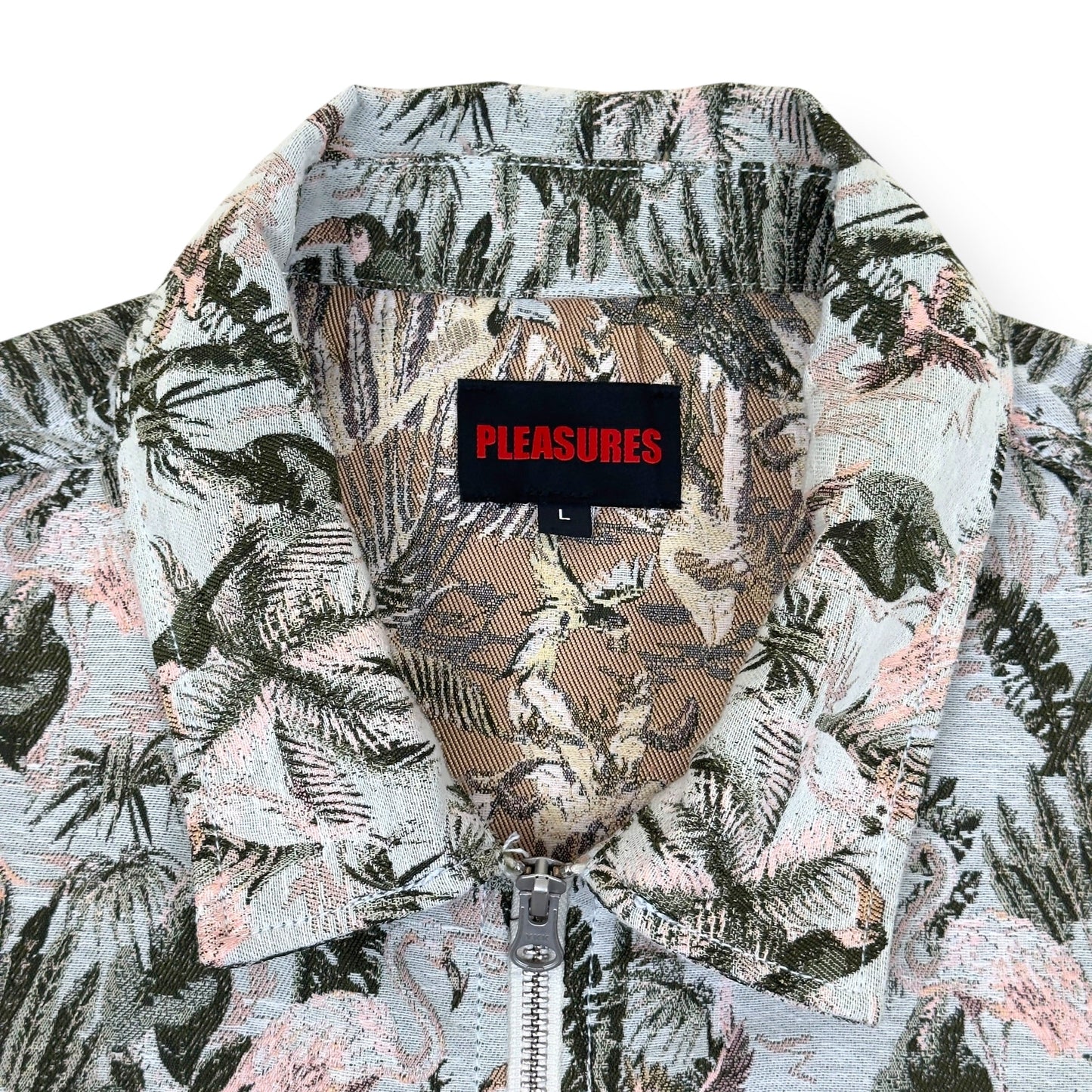 PLEASURES PARROT WORKWEAR JACKET GREY L | Large, Grey