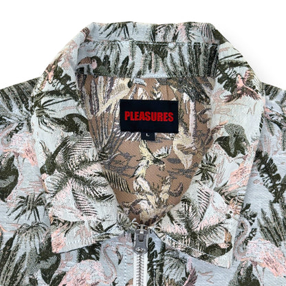 PLEASURES PARROT WORKWEAR JACKET GREY L | Large, Grey