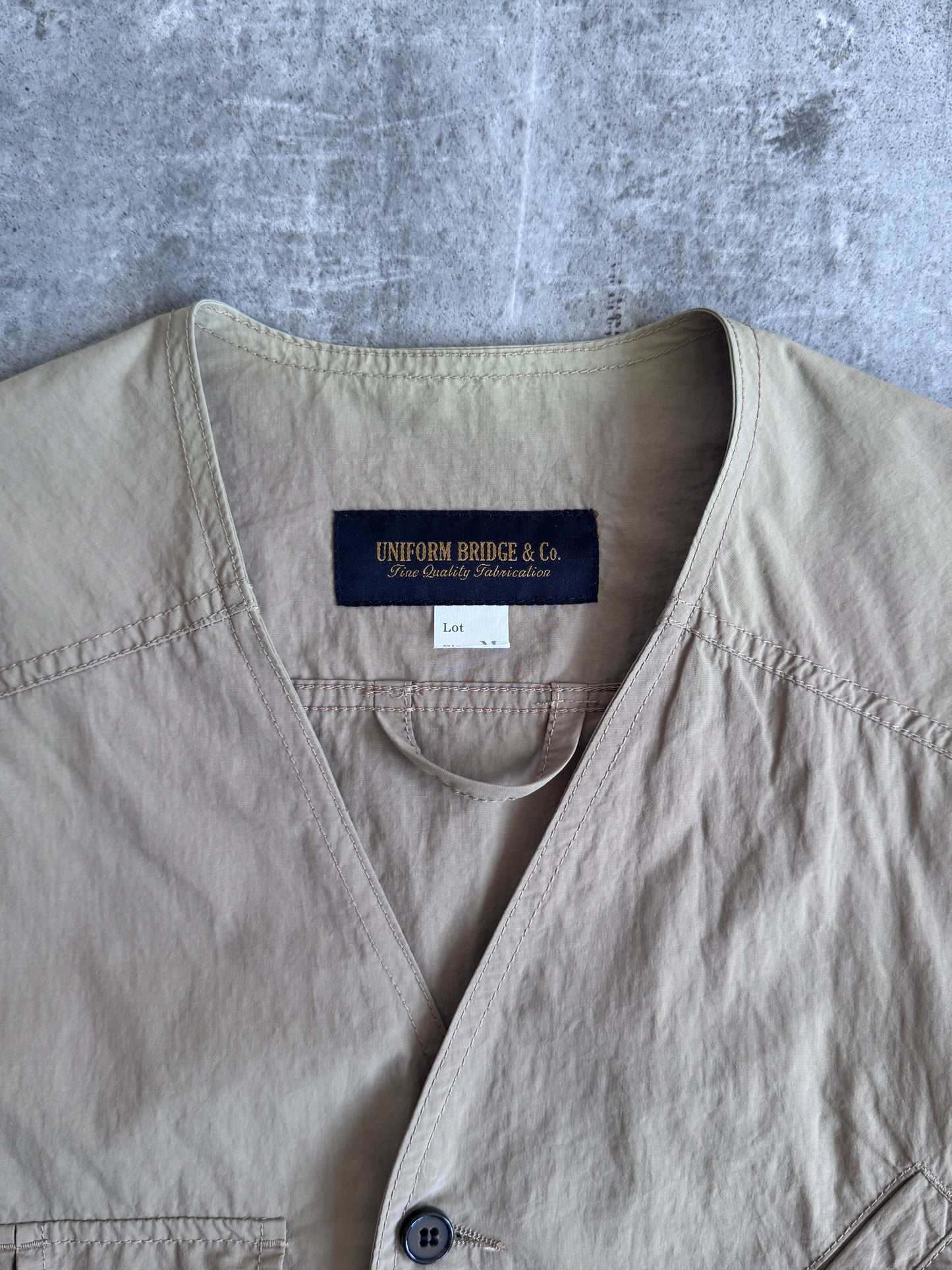 Uniform Bridge & Co Khaki Multipocket Utility Workwear Jacket | Default Title, Multicoloured