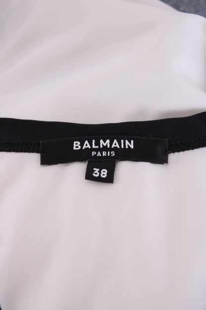 Balmain Racer Back Vest White 38 | O/S, Black
