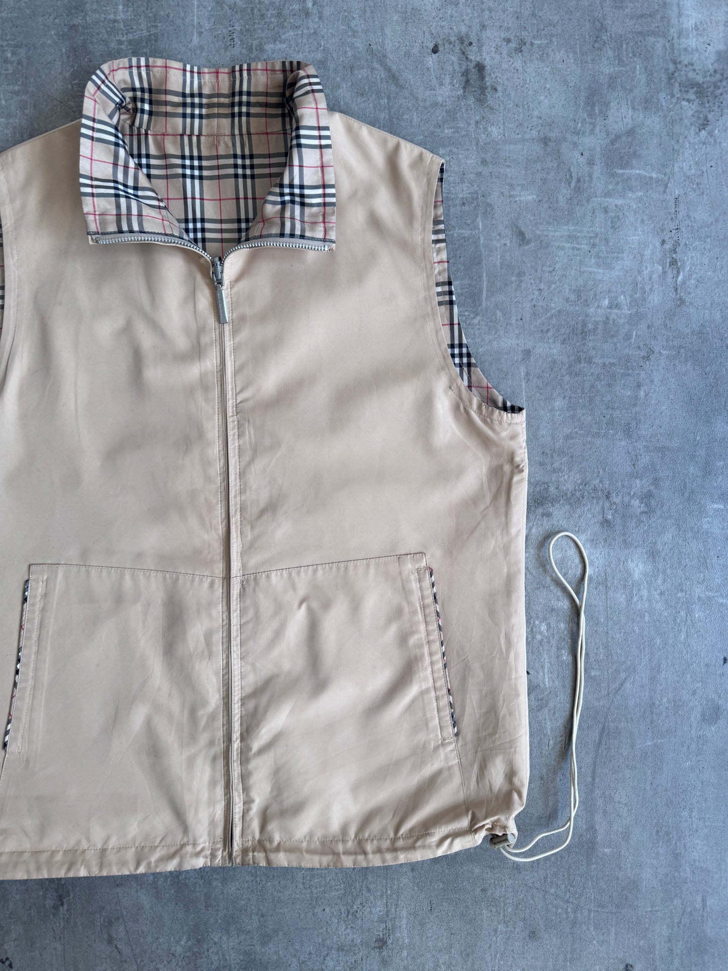 Burberry London Polyester Nova Check Reversible Gilet | Default Title, Multicoloured
