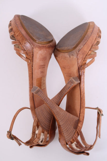 Fendi Heels Brown 38 1/2 | UK 5.5, Brown