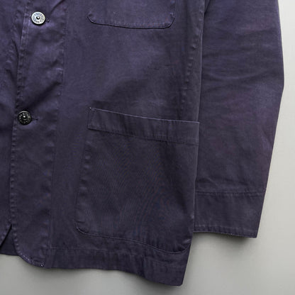 Stone Island Navy SS05 Concealed Hood Chore Jacket | Large, Navy