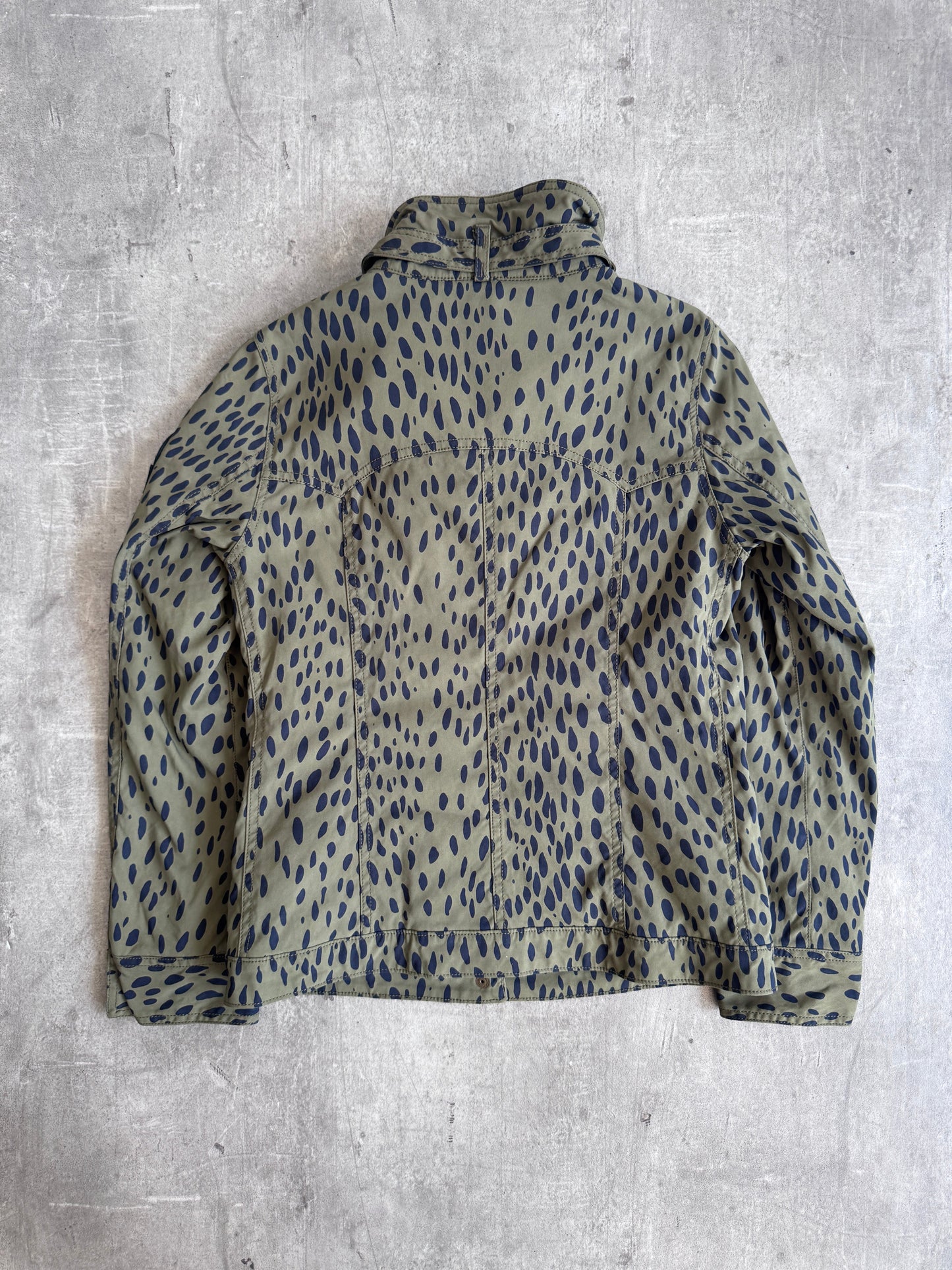 Hysteric Glamour Olive Leopard Camo Military Style Jacket | Default Title, Multicoloured