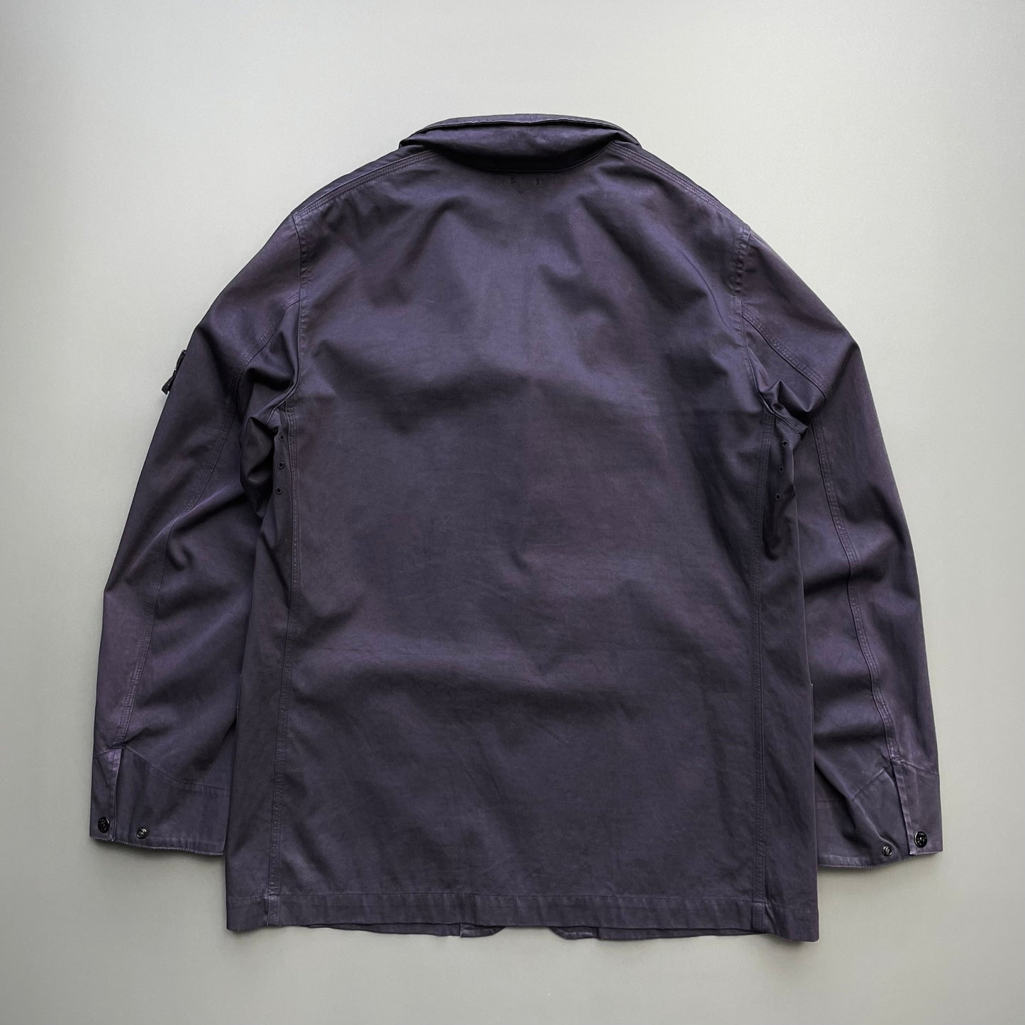 Stone Island Navy SS05 Concealed Hood Chore Jacket | Large, Navy