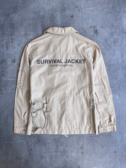 1991 Moschino Beige Survival Jacket | Default Title, Multicoloured