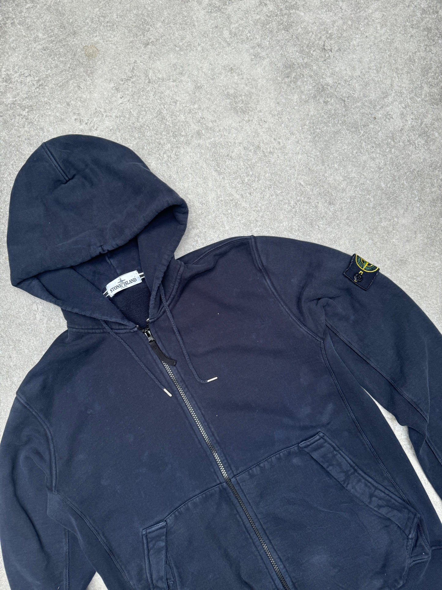 A/W 2014 Stone Island Logo Full-Zip Hooded Jacket