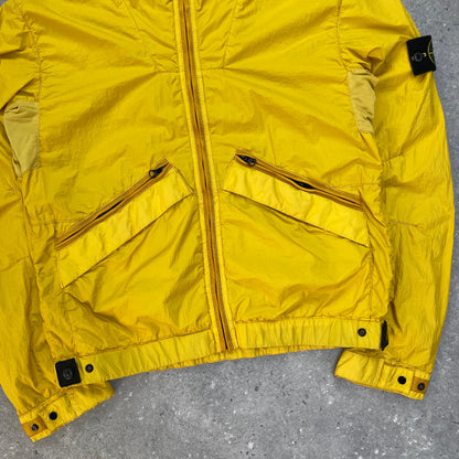 Stone Island Yellow Membrana TC Lightweight Hooded Jacket SS13 | Medium, Multicoloured