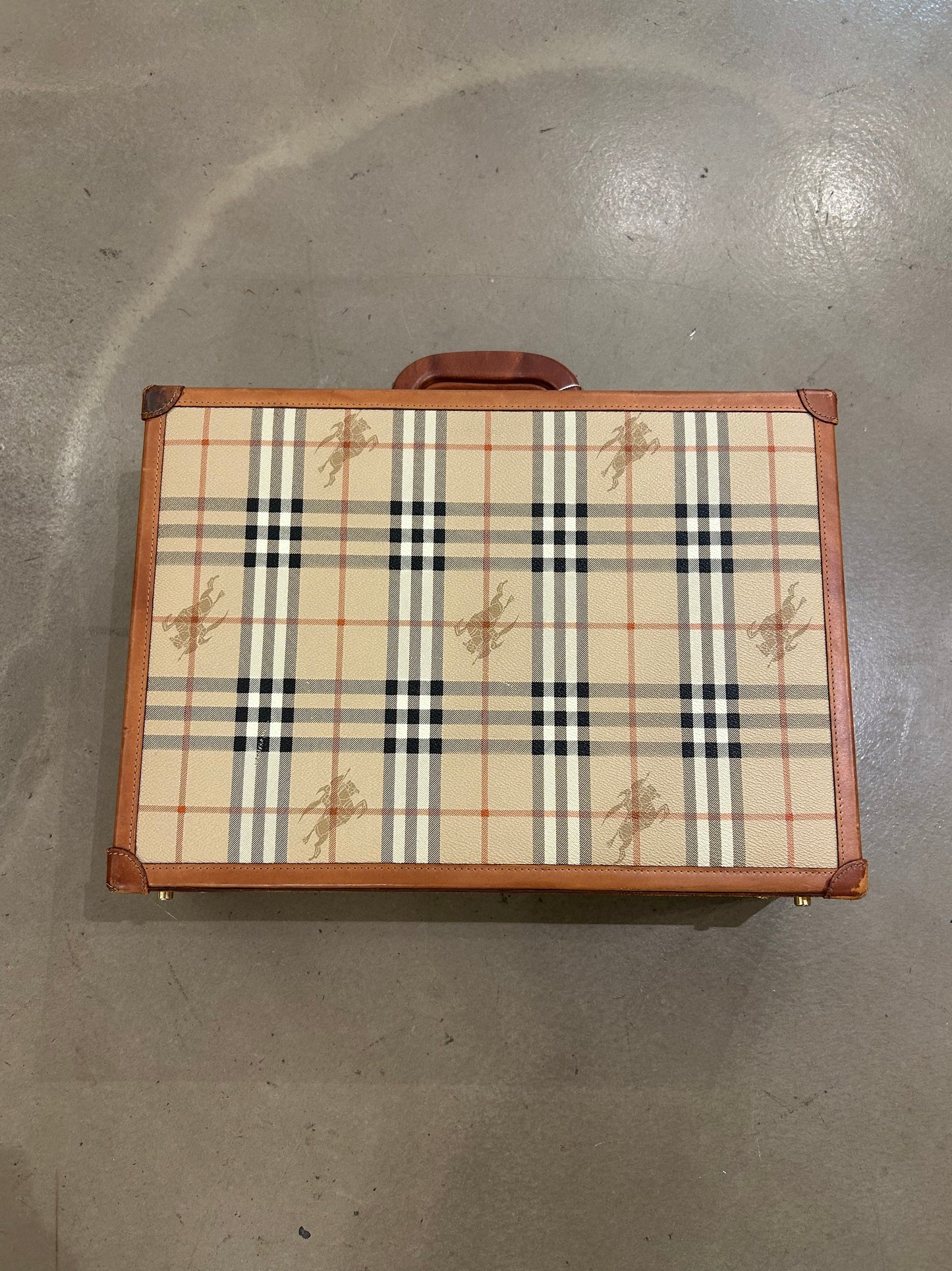 Burberry Nova Check Small Briefcase