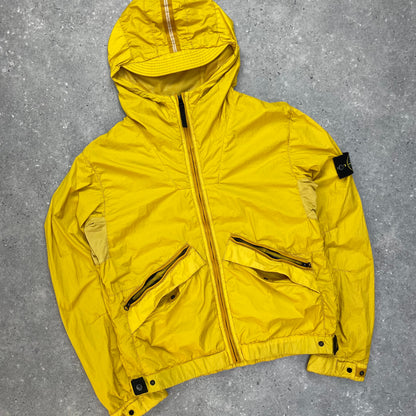 Stone Island Yellow Membrana TC Lightweight Hooded Jacket SS13 | Medium, Multicoloured