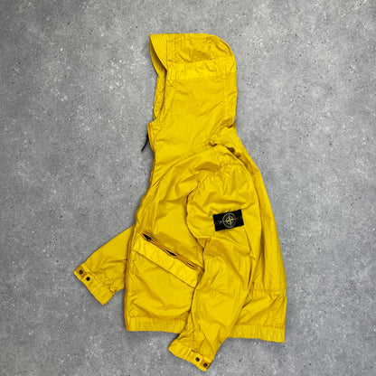 Stone Island Yellow Membrana TC Lightweight Hooded Jacket SS13 | Medium, Multicoloured