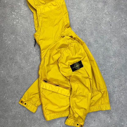 Stone Island Yellow Membrana TC Lightweight Hooded Jacket SS13 | Medium, Multicoloured
