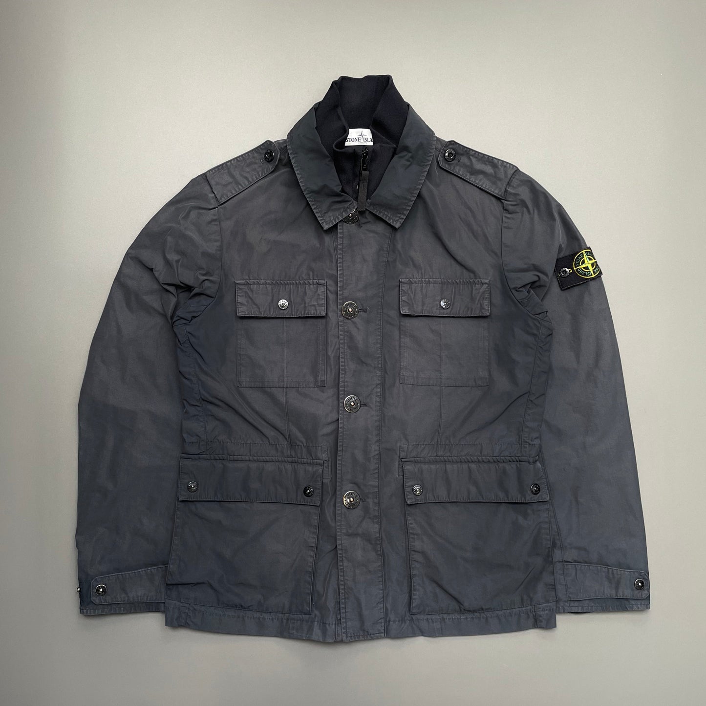 Stone Island Navy SS11 Micro Reps Field Jacket | Medium, Navy