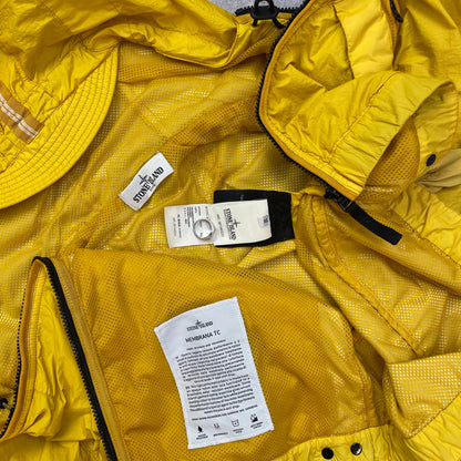 Stone Island Yellow Membrana TC Lightweight Hooded Jacket SS13 | Medium, Multicoloured