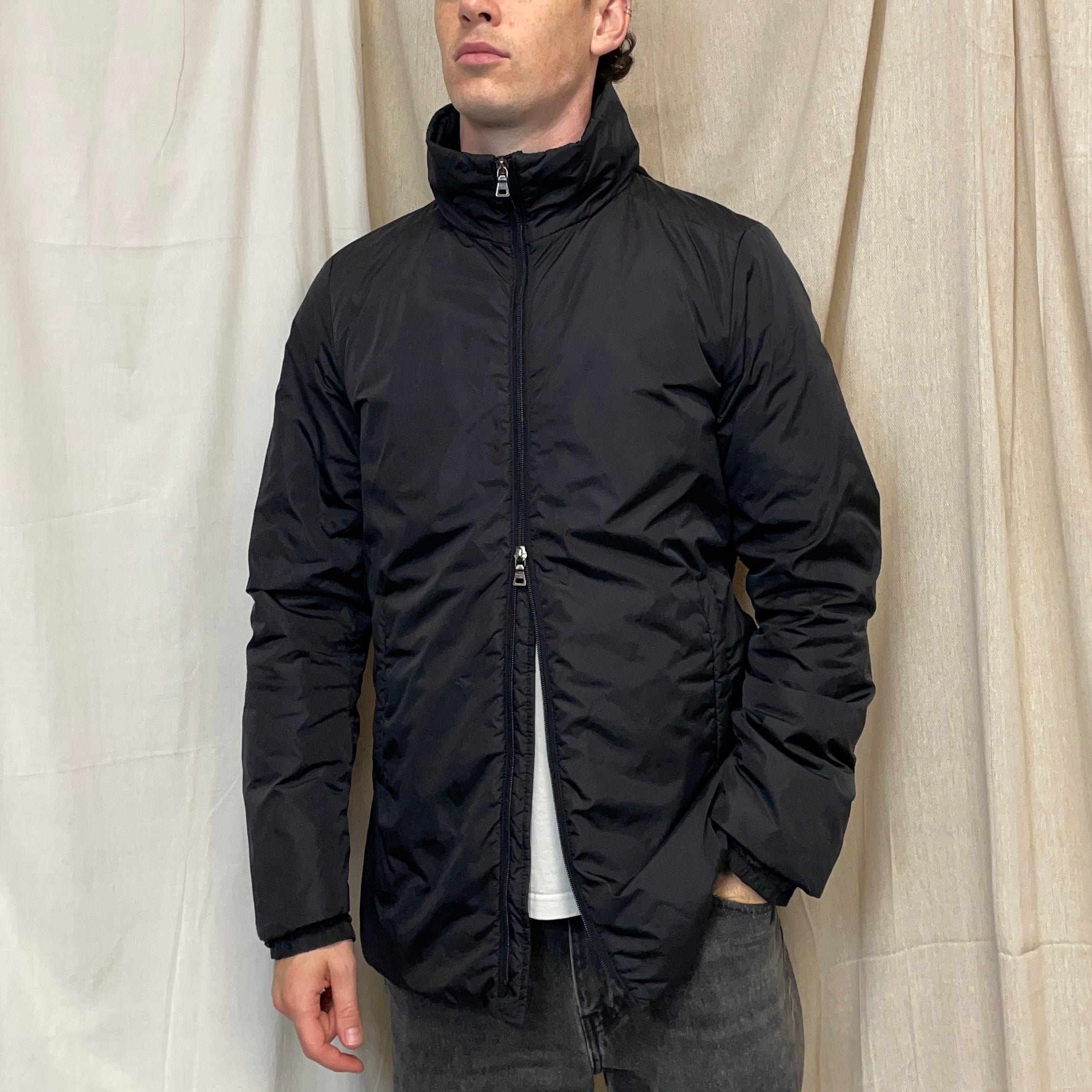 PRADA SPORT 00's zip 卸売 up padded jacket PRADA SPORT 00's zip up