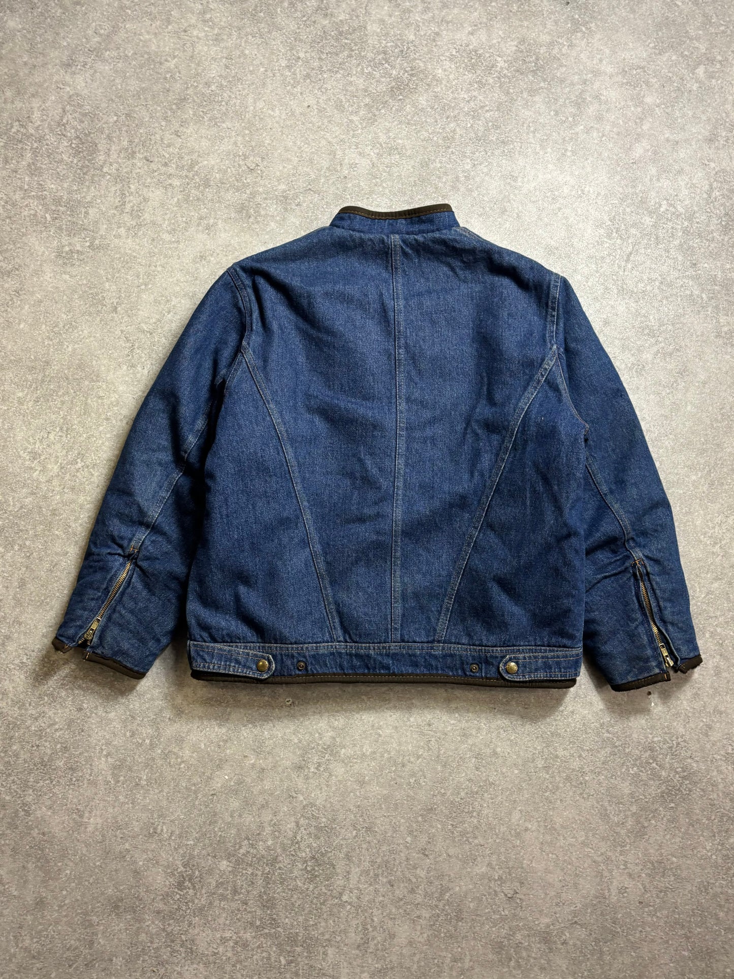 Kenzo Faux Shearling OVersized Denim Jacket