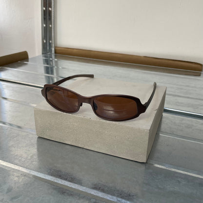 Prada Brown 00s Women's Micro Sunglasses | O/S, Brown