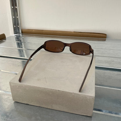 Prada Brown 00s Women's Micro Sunglasses | O/S, Brown