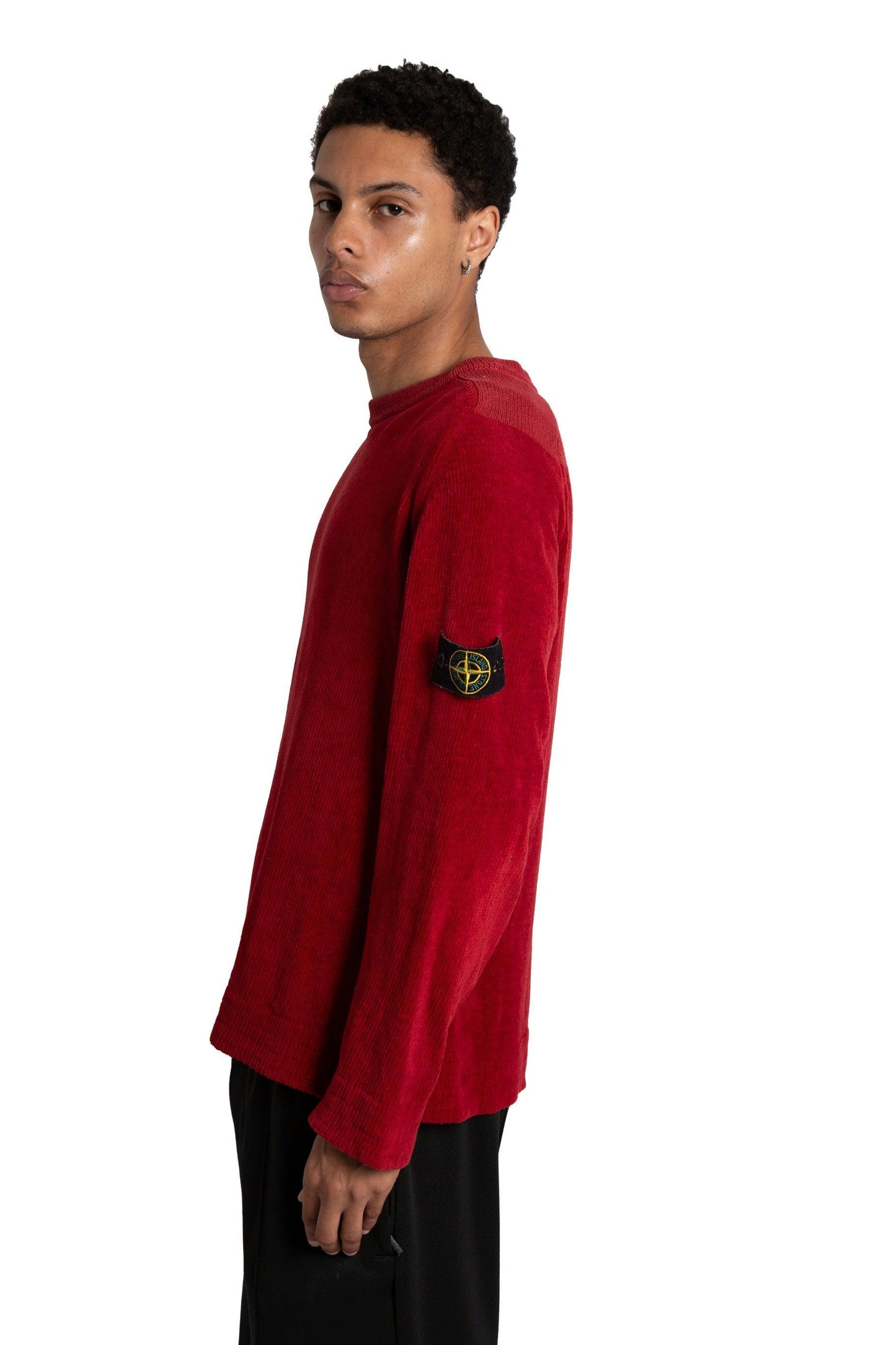 Stone Island S/S 2001 Chenille Knit Sweater - Known Source