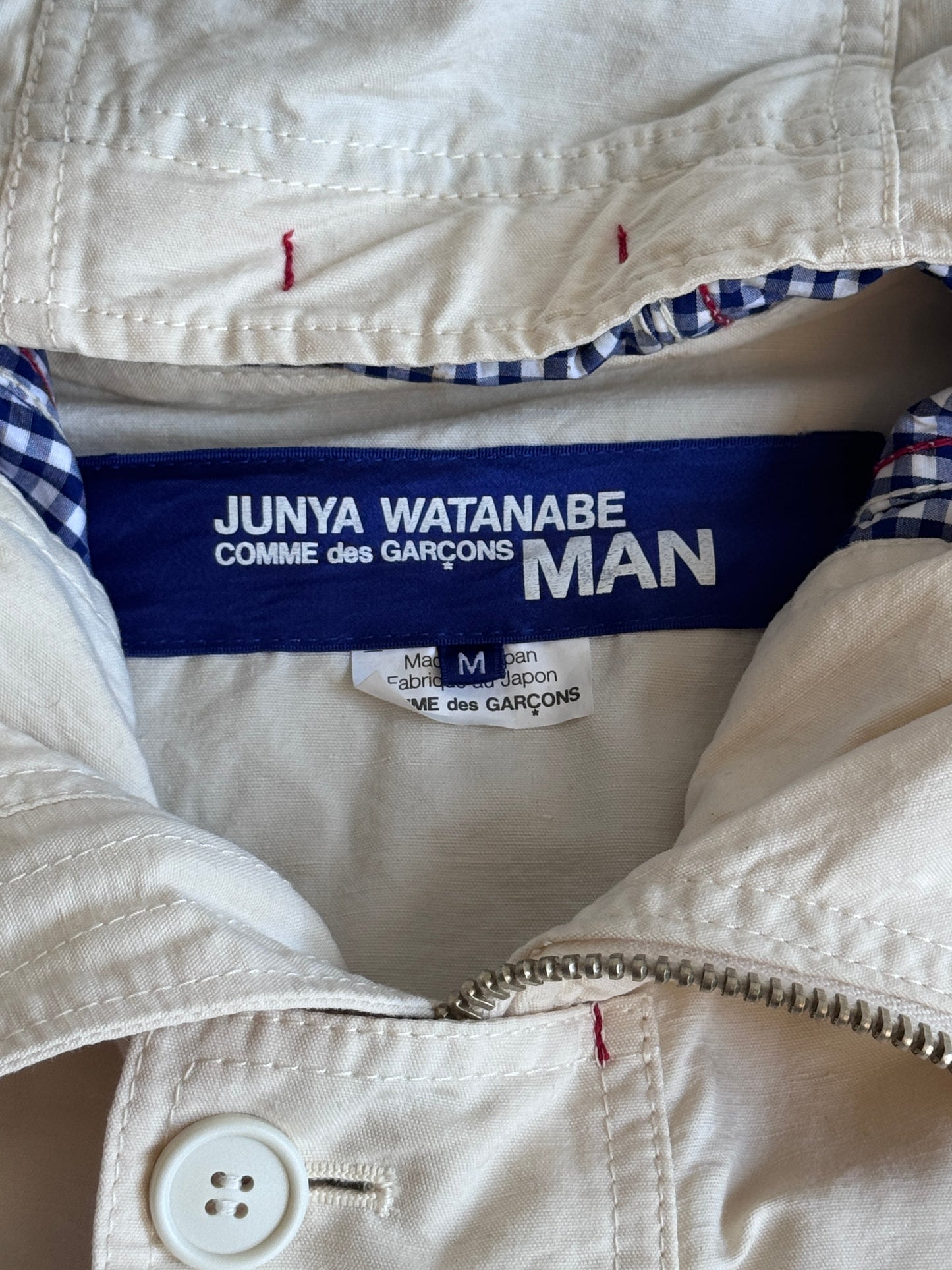 S/S 2010 Comme Des Garcons X Junya Watanabe Gingham Plaid Field Parka | Medium, Multicoloured