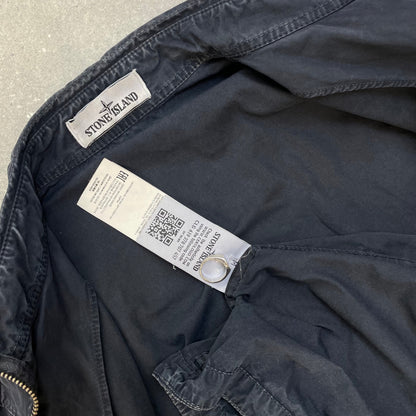 Stone Island Navy Overshirt Jacket | Medium, Navy