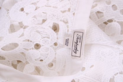 Temperley London S/S Lace Dress White 10 | O/S, White