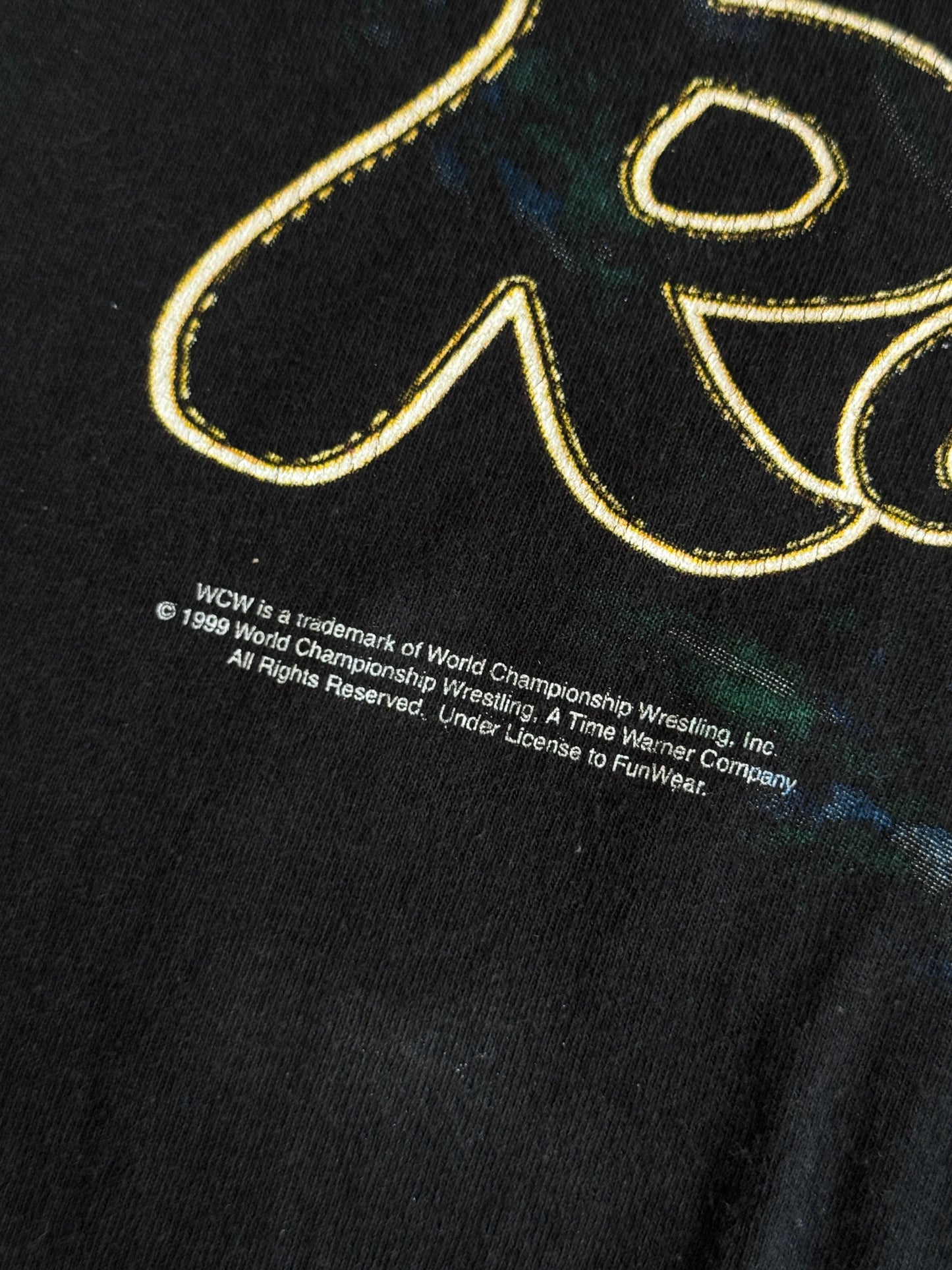1999 WCW Rick Flair '4 Horsemen' Graphic Tee | Large, Multicoloured