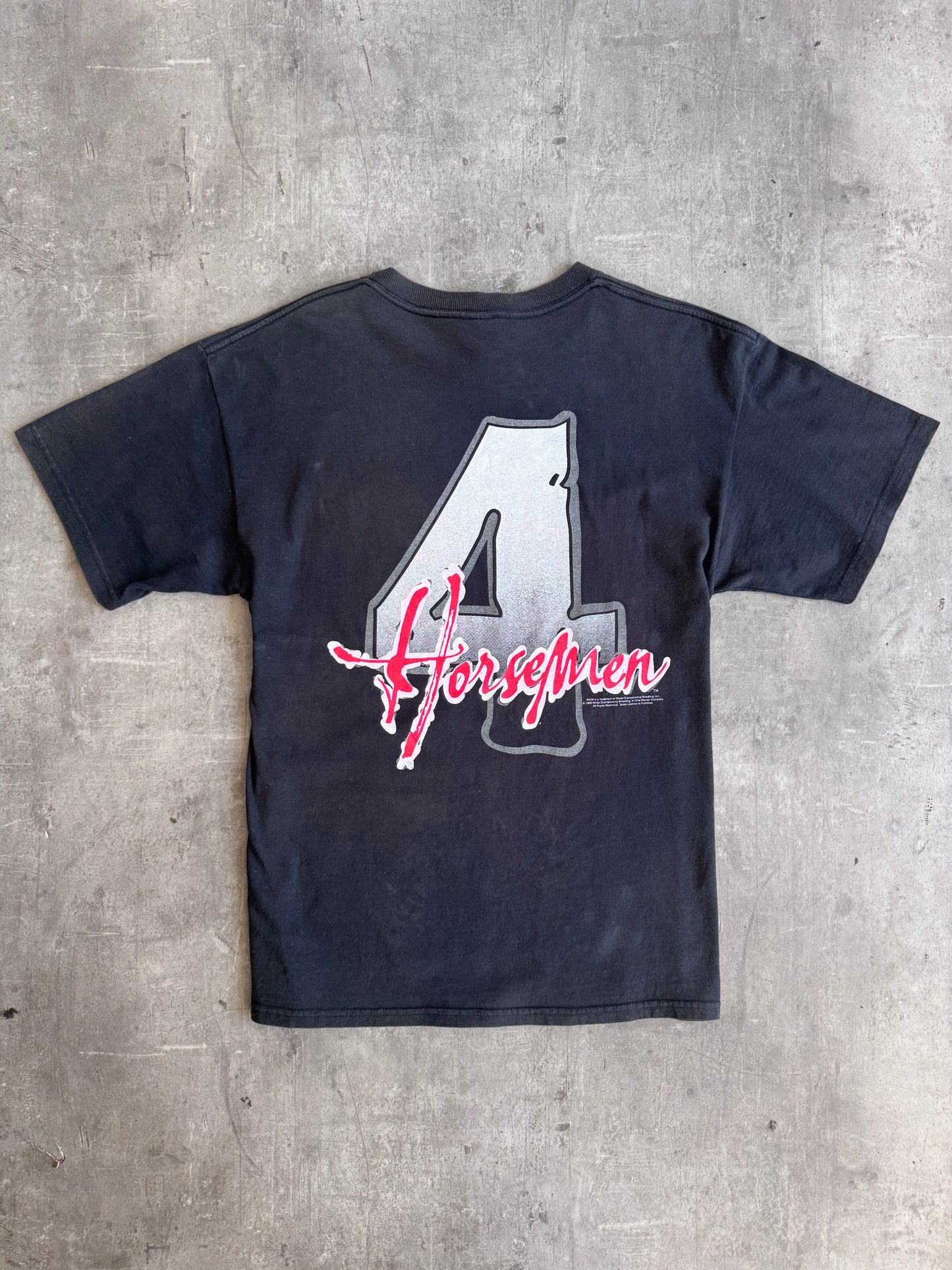 1999 WCW Rick Flair '4 Horsemen' Graphic Tee | Large, Multicoloured