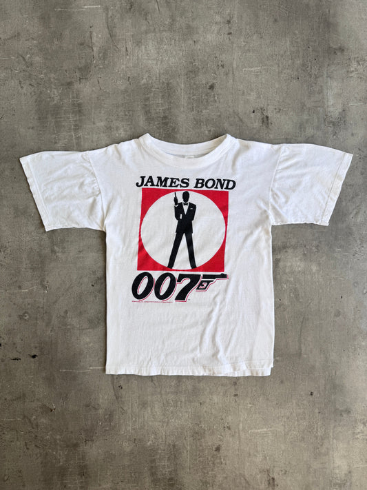 1988 James Bond 007 Pepsi Adventure Graphic Tee | Medium, White