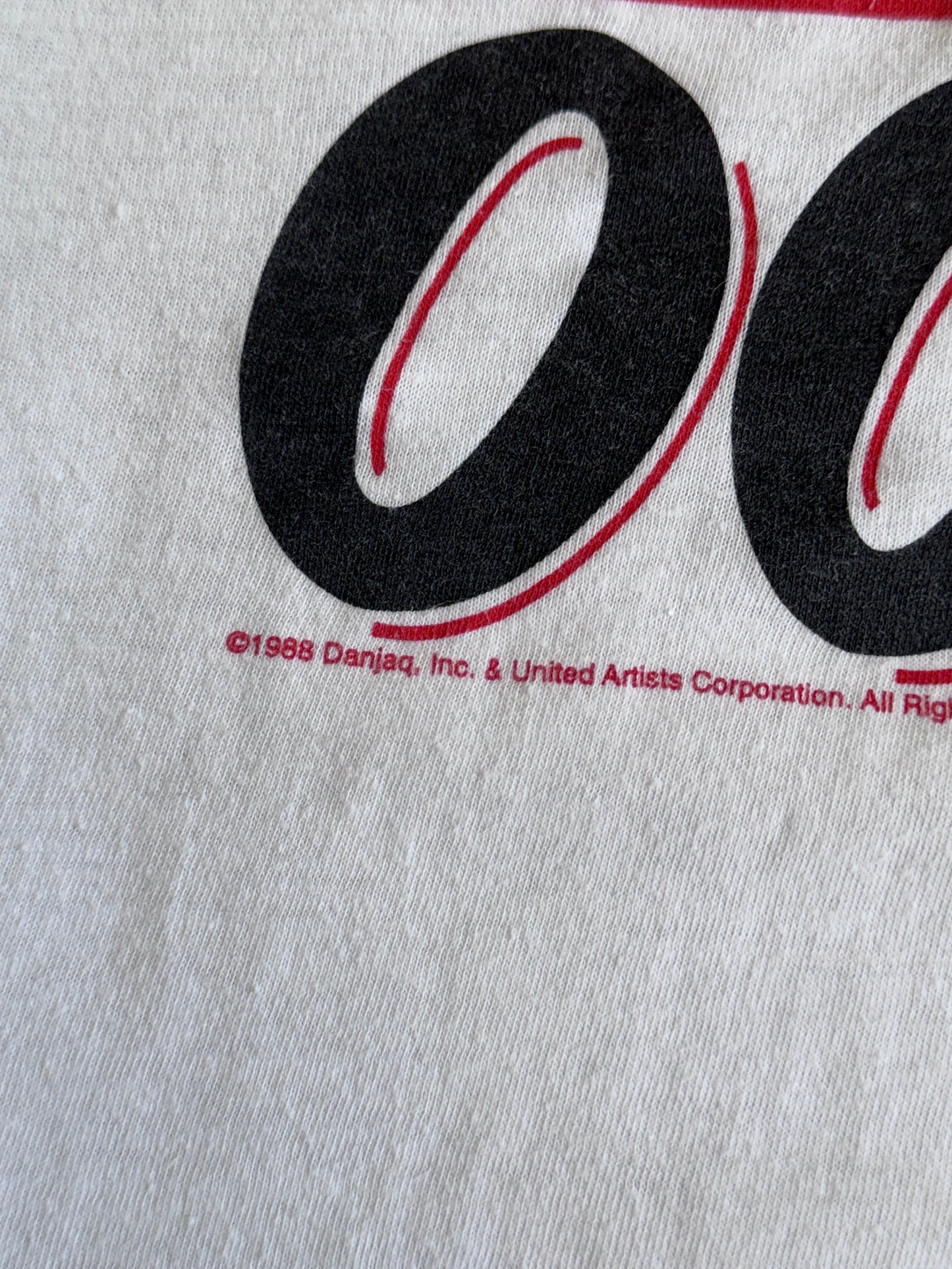 1988 James Bond 007 Pepsi Adventure Graphic Tee | Medium, Red
